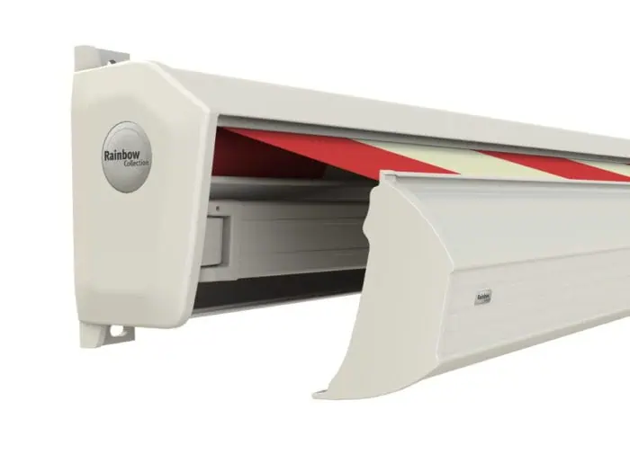 Knikarmscherm-Palma-Rainbow-Aluminium-4000-bak-open