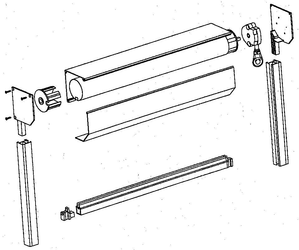 Compact Knikarm Zonnescherm